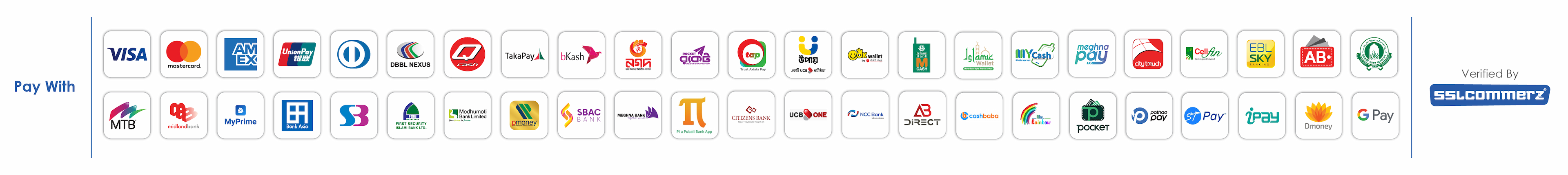 Payment methods accepted by Duty AI